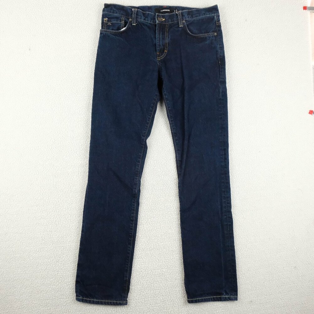 J. Lindeberg Men's Straight Jeans - Deep Indigo